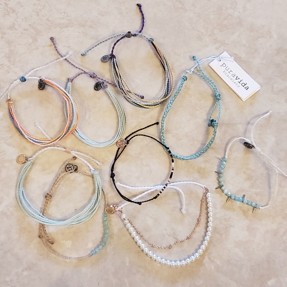 Pura Vida Jewelry - 9 Pura Vida bracelets